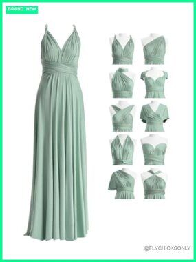 Convertible Infinity Dress with Bandeau, Multi-Way Wrap Dress, Plus Size,